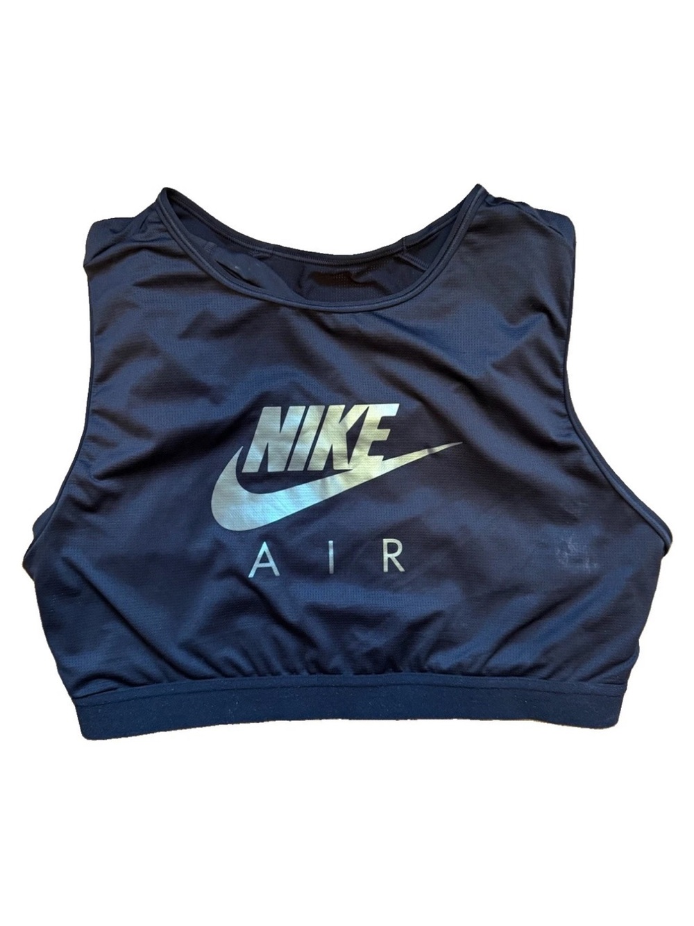 Nike Air Dri-FIT Black Longline Sports Bra Crop Top Women’s Large